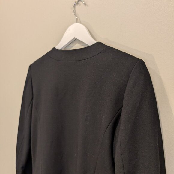 Anthropologie Cartonnier Blazer Black Flare Sleeve Business Casual - Size M - Picture 3 of 7